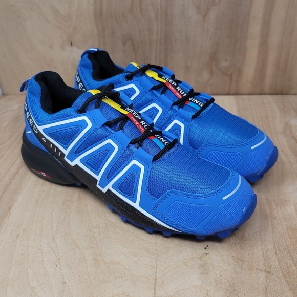 Keep Running Other - Keep Running Shoes Mens Size‎ 44 Blue Speed 4 Trail Outdoor Athletic Sneakers LT